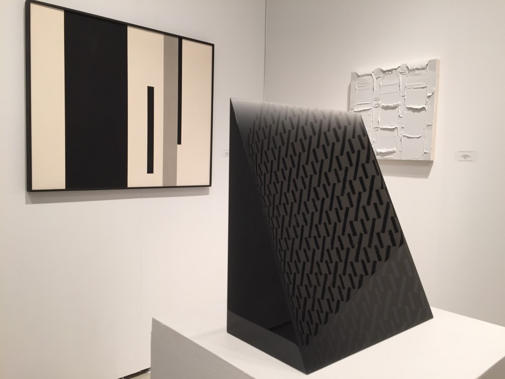Peter Alexander, John McLaughlin, and John Zinsser at Peter Blake Gallery.