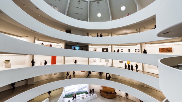 Installation view, ZERO: Countdown to Tomorrow, 1950s–60s at the Guggenheim, New York, 2014. Courtesy of the Guggenheim.