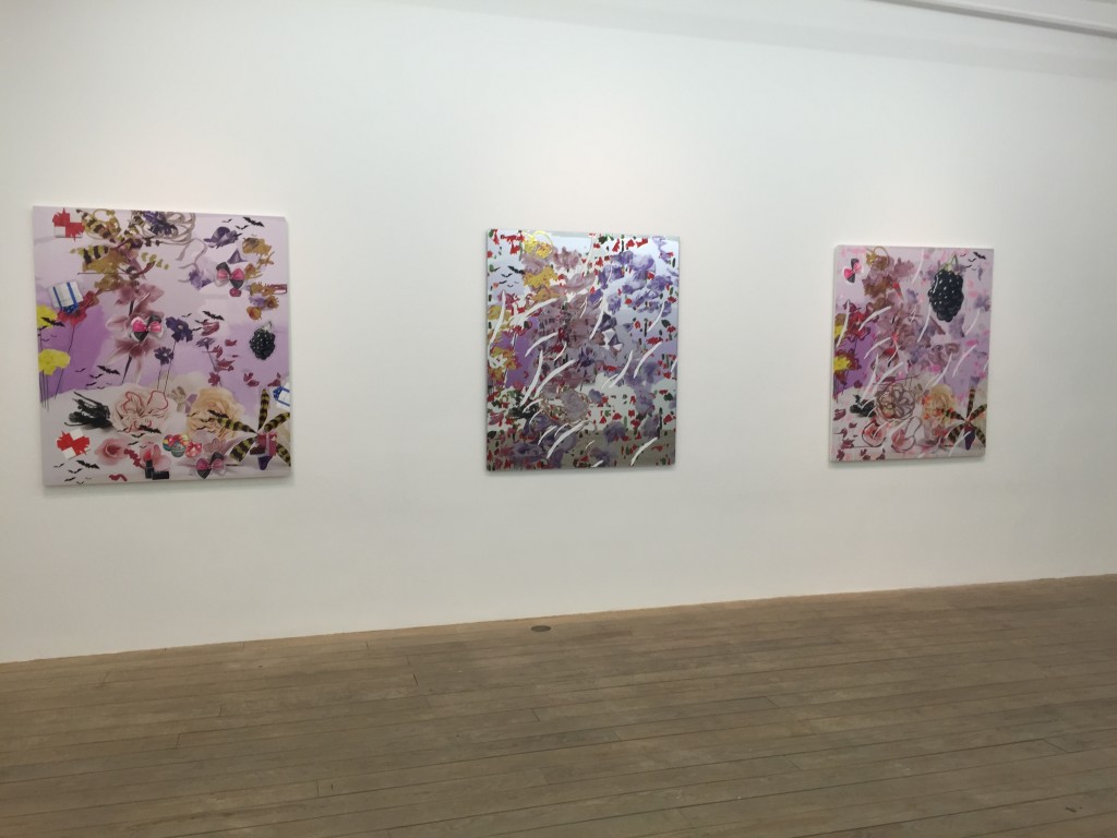 Installation View of Petra Cortright at Foxy Production. Image Credit: Anna Hygelund