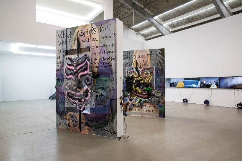 Installation view, Full of Peril and Weirdness: Painting as a Universalism at M WOODS, Beijing, 2015-16. Courtesy of M WOODS.