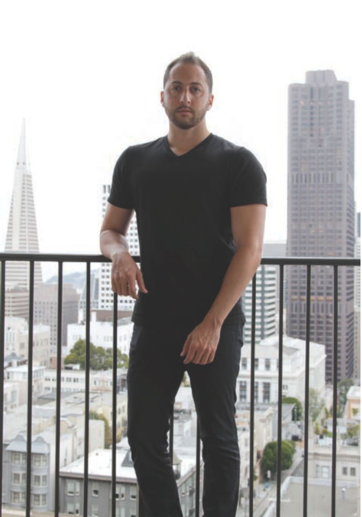 Alexander Shalavi at his San Francisco home.