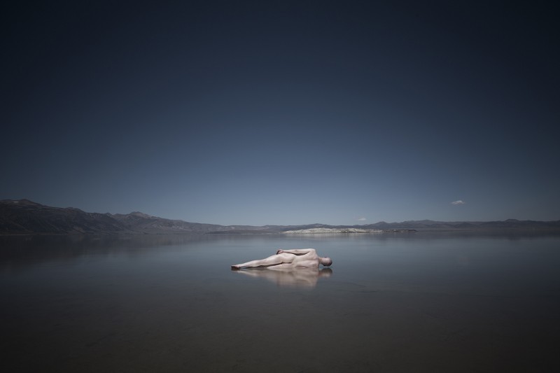 Ville Kansanen. "Reclined" – Mono Lake, CA, 2014, Digital Photograph, 30x20"