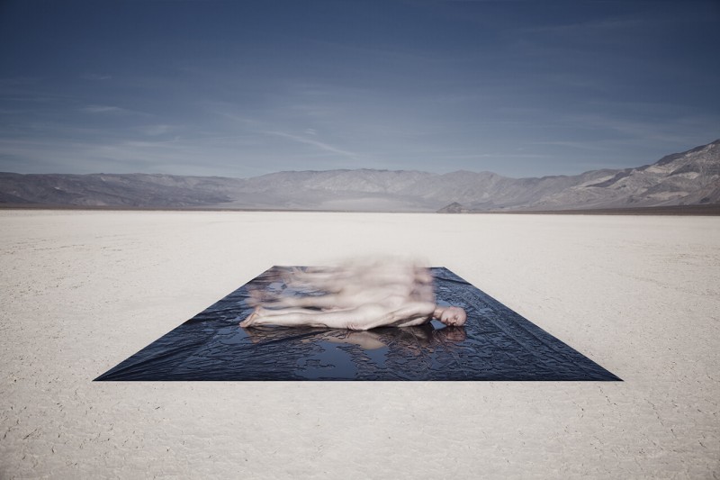 Ville Kansanen. "Death Sheet"– Panamint Valley (Death Valley, CA), 2014, Digital Photograph, 30x20"